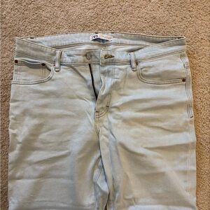 Zara Men's Shorts in Light Blue